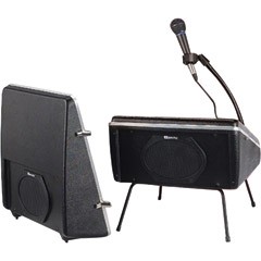 AmpliVox S122A Showstyle Roving Rostrum with Wired Microphone